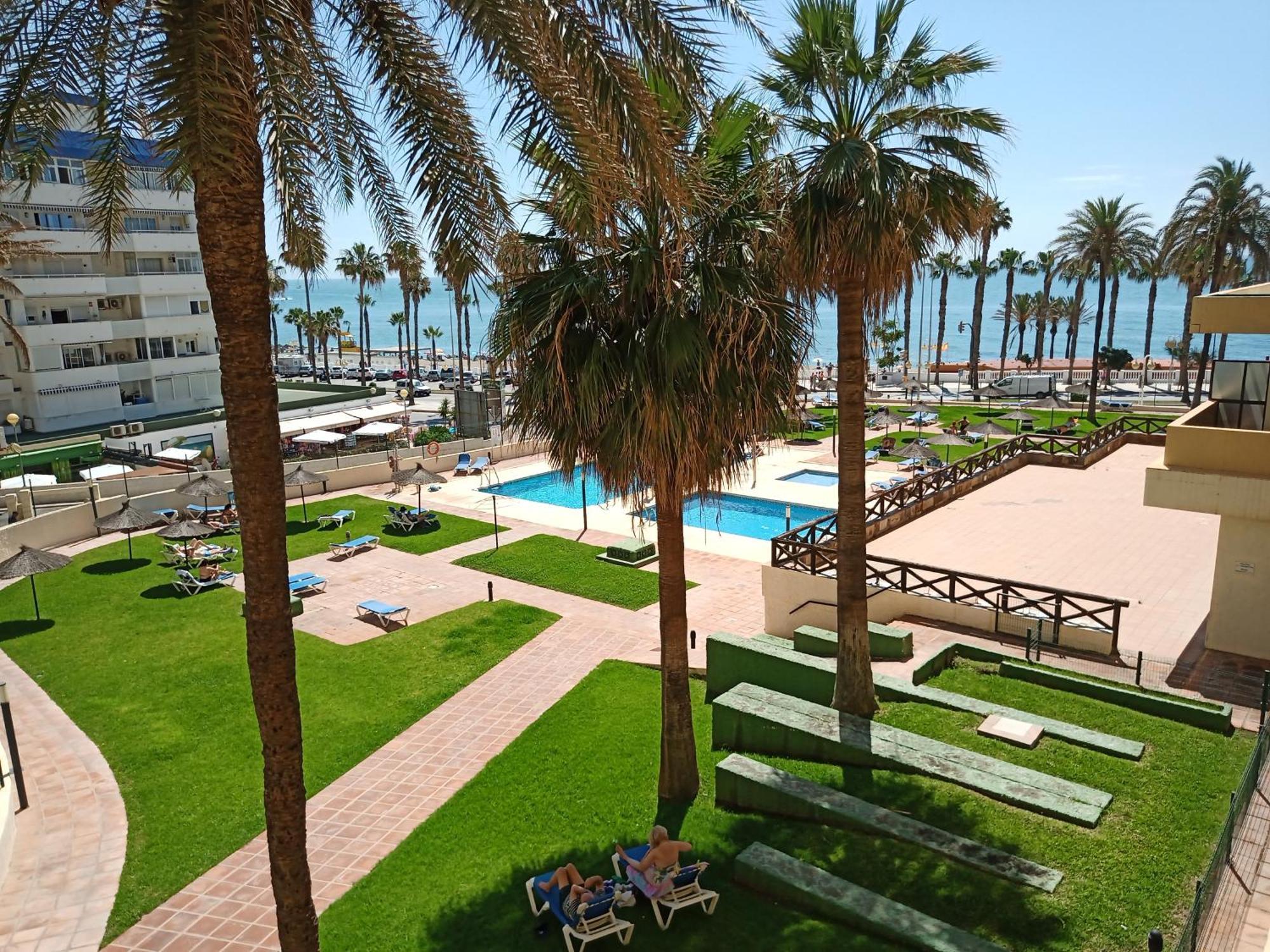 1 Paradise Of Benalmadena Costa Residencial Aloha Playa Vistas Al Mar, Front Beach Mini Duplex Exterior foto